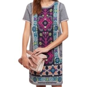 Anthropologie Akemi + Kin Kaleidoscope Print Sweater Dress Size Medium‎ Bohemian